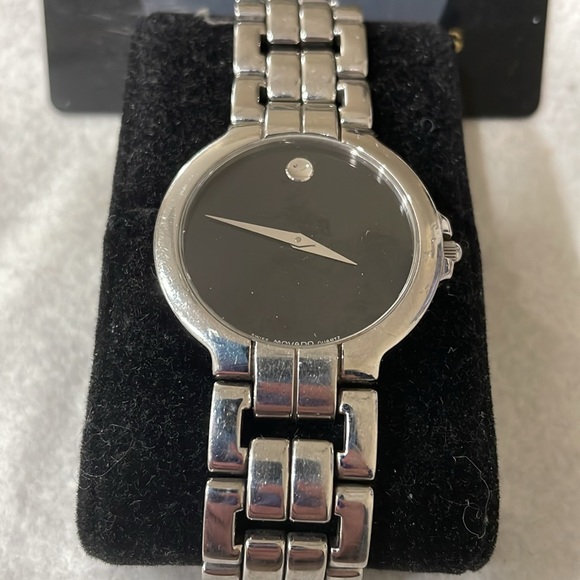 MOVADO Vintage Classic Museum Collection Men Watch- 0604103 Working Condition ⏱️ - Picture 5 of 9